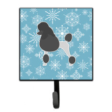 ""Caroline's Treasures Winter Snowflake Poodle Leash or Key Holder BB3539SH4  Small  Multicolor""