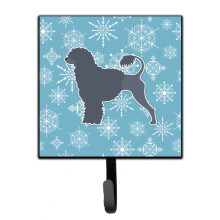 ""Caroline's Treasures Winter Snowflake Portuguese Water Dog Leash or Key Holder BB3568SH4  Small  Multicolor""