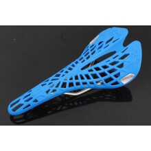 (blue) Bike Cycling Seat Mountain Road Bicycle Cycling Bike Hollow Saddle Plastic New Mtb