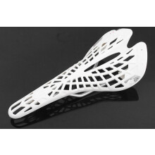 (white) Bike Cycling Seat Mountain Road Bicycle Cycling Bike Hollow Saddle Plastic New Mtb