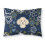 Blue Flowers Buff Poodle Fabric Standard Pillowcase 1