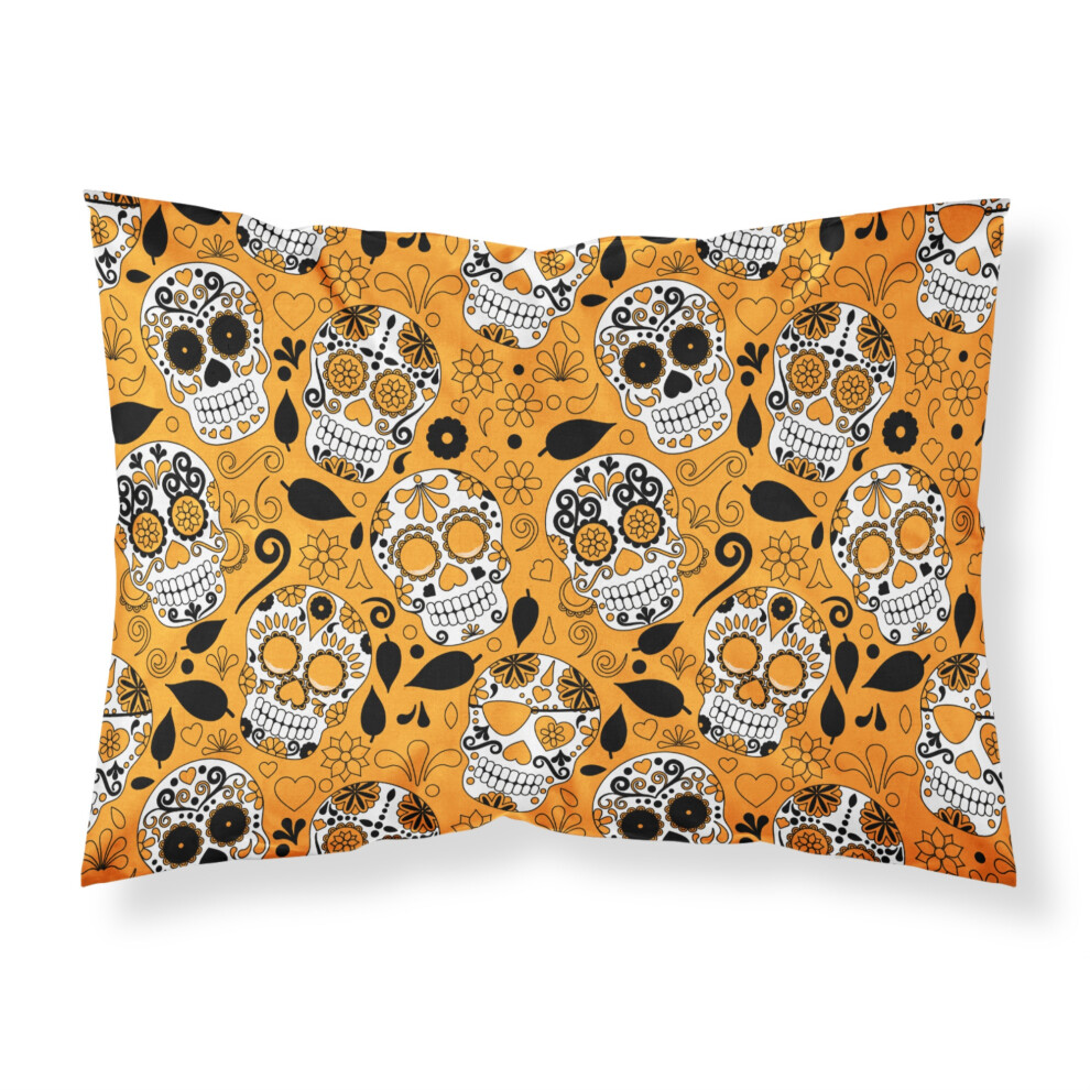 """"Caroline's Treasures Day Of The Dead Orange Kissenbezug Standard Mehrfarbig""""-image