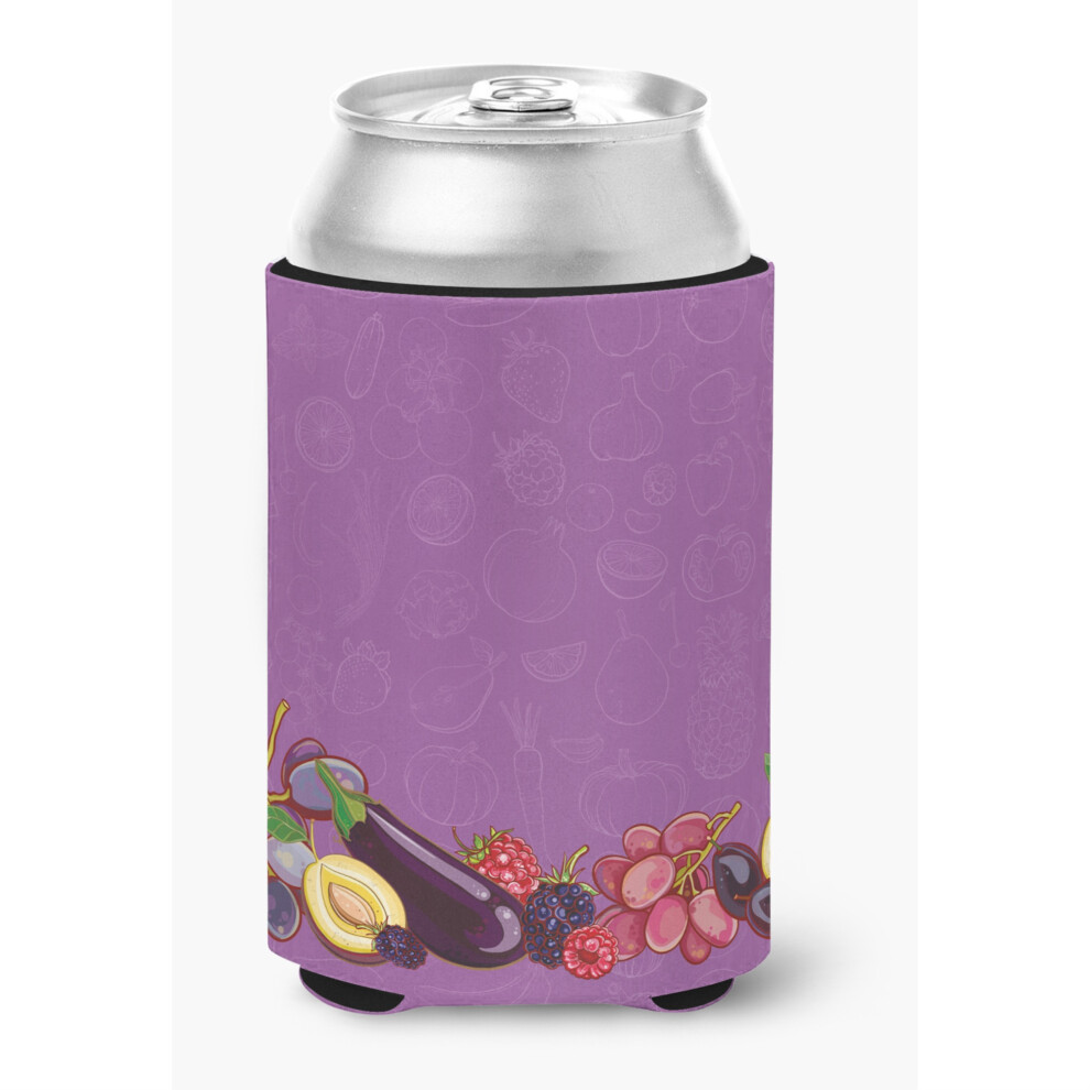 ""Caroline's Treasures Fruit & Groenten In Paars Blik Of Fles Hugger Blik Hugger Multicolor""-image
