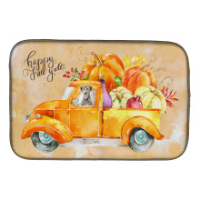 ""Caroline's Treasures CK2621DDM Fall Harvest Irish Wolfhound dish-drying-mats  14x21  Multicolor""