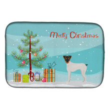 ""Caroline's Treasures CK3464DDM Japanese Terrier Christmas Tree dish-drying-mats  14 x 21  Multicolor""