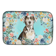 Caroline's Treasures CK3429DDM Catahoula podlo ky na su enie riadu s mot vom leopardieho psa 14 x 21 viacfarebn