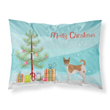 ""Caroline's Treasures Tenterfield Terrier Christmas Tree Fabric Standard pillowcases Multicolor""