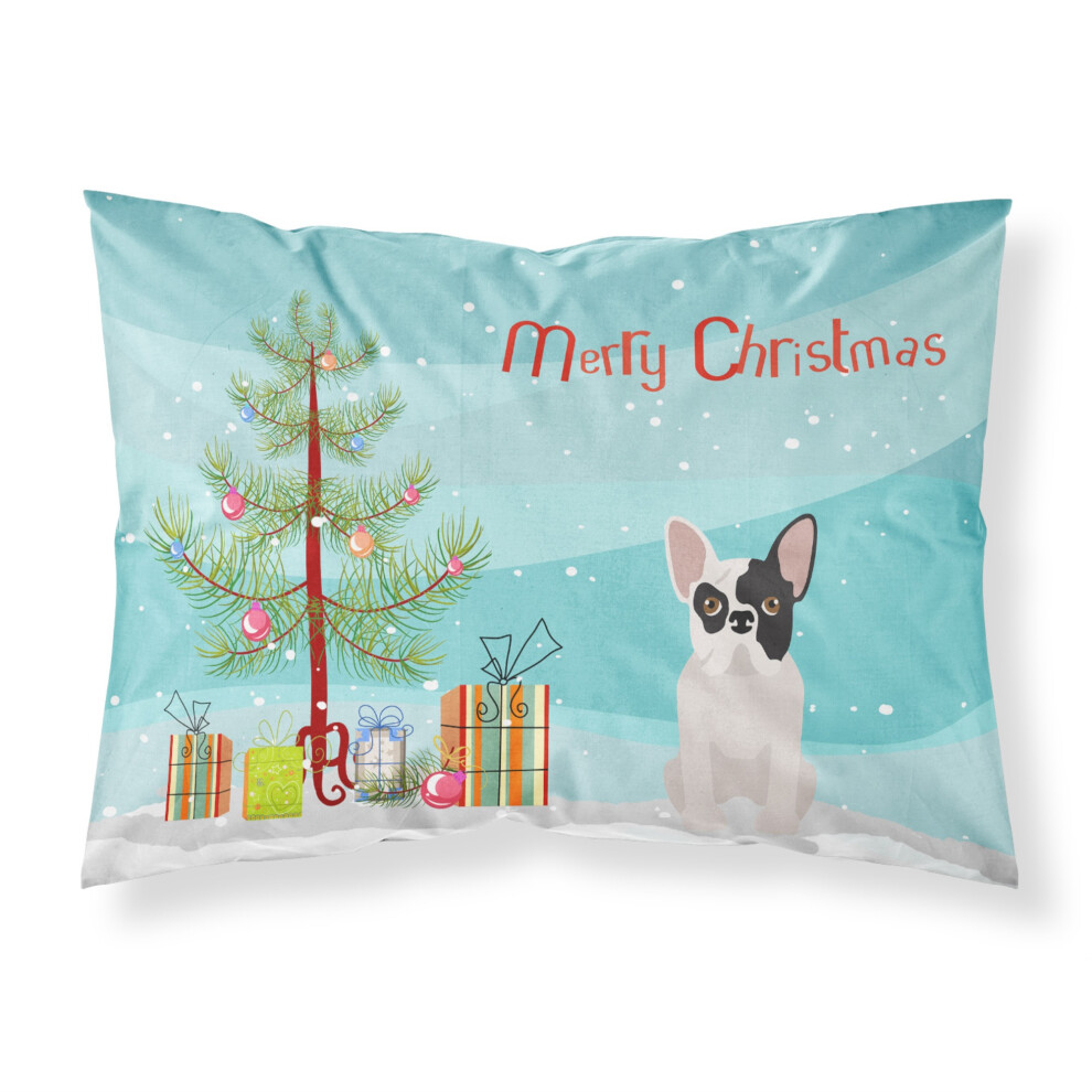 ""Taies d'oreiller standard en tissu bouledogue fran   ais noir et blanc de Caroline's Treasures, multicolores""
