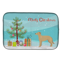 ""Caroline's Treasures CK3834DDM German Sheprador #1 Christmas Tree dish-drying-mats  14 x 21  Multicolor""