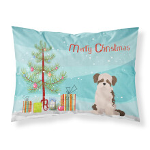 ""Caroline's Treasures Shi Chi #3 Christmas Tree Fabric Standard pillowcases Multicolor""