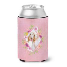 """" Comorile Carolinei CK4110cc Afgan Flori roz Can sau sticla Hugger-beverage-koozies 12 oz multicolor """"