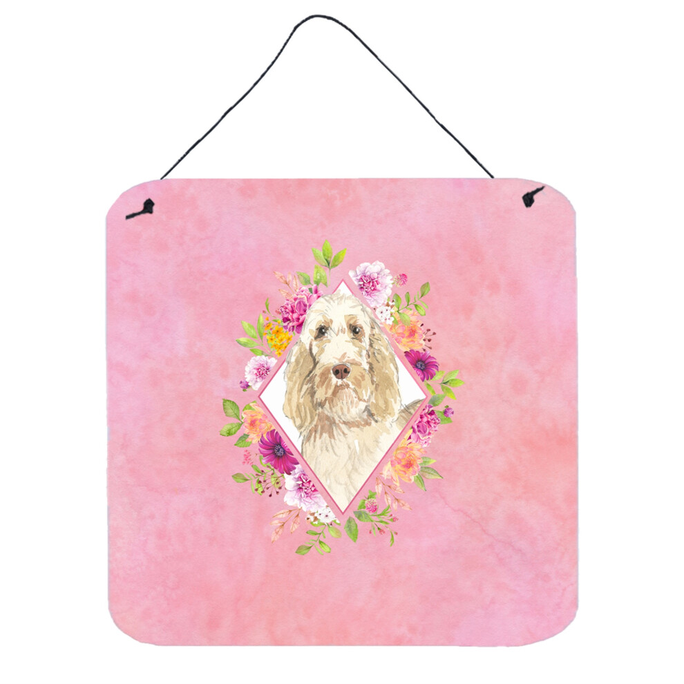 ""Caroline's Treasures Spinone Italiano Fleurs Roses D Coration Murale Suspendre Pour Porte Multicolore""-image