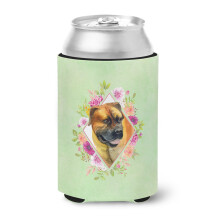 Caroline's Treasures CK4281CC Borboel Mastiff Green Flowers Plechovka alebo dr iak na fla e na studen n poje 355 ml viacfarebn
