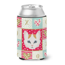 Caroline's Treasures CK5176CC Turkish Van Cat Love plechovka alebo dr iak na fla e, viacfarebn , studen n poje, koozies