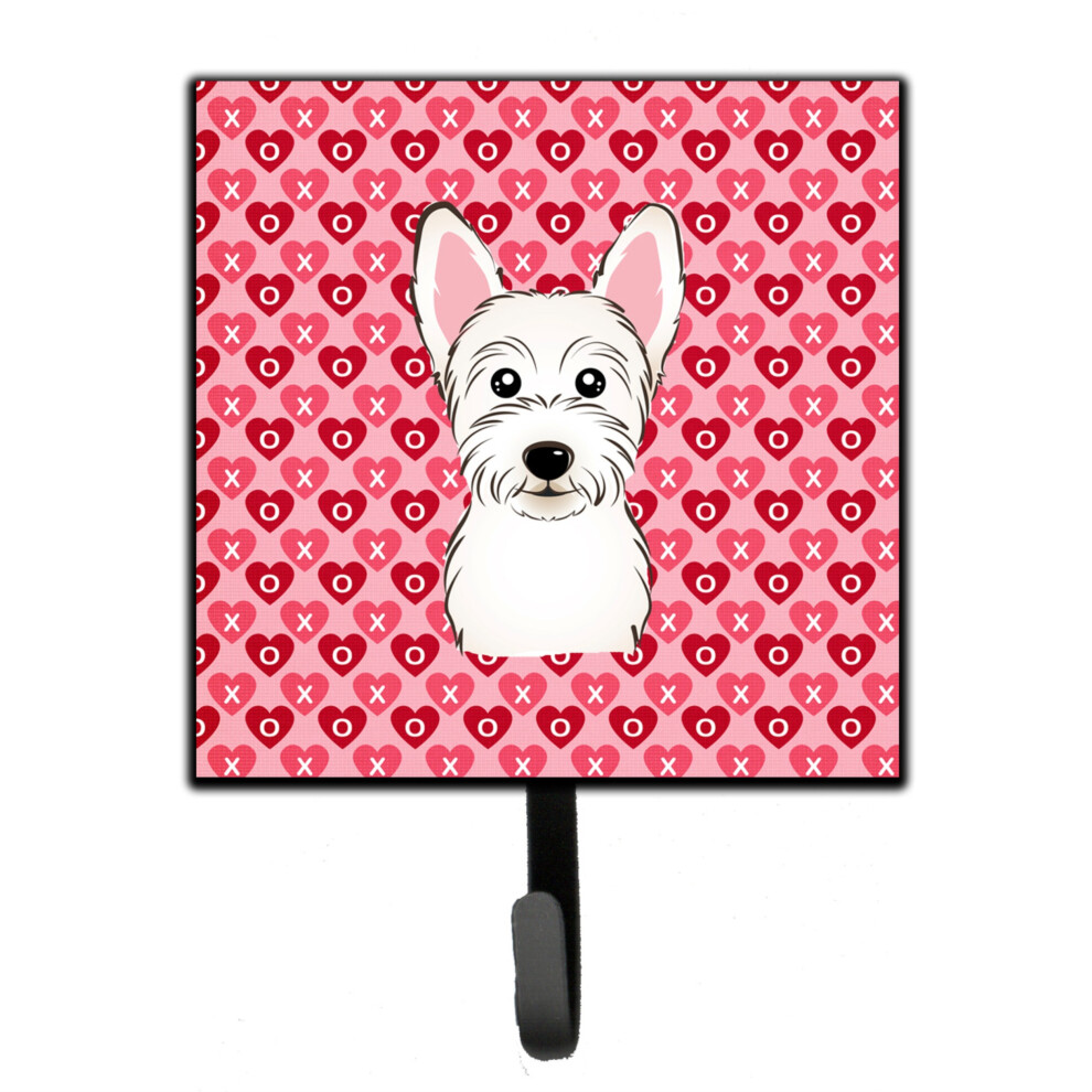 """"Caroline's Treasures Westie Hearts Crochet Mural Petit Multicolore""""-image