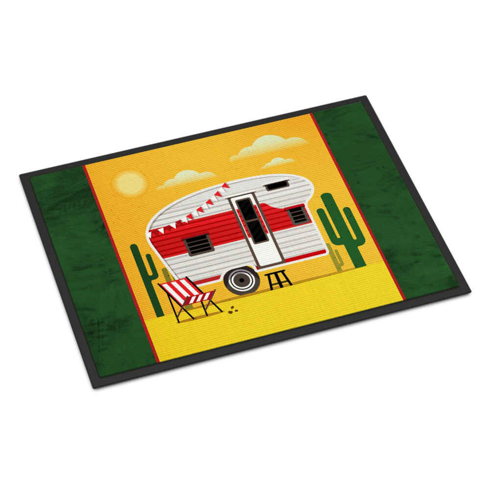 Paillasson r   tro pour camping-car du d   sert de Caroline's Treasures Greatest Adventure 18 x 27 Multicolore