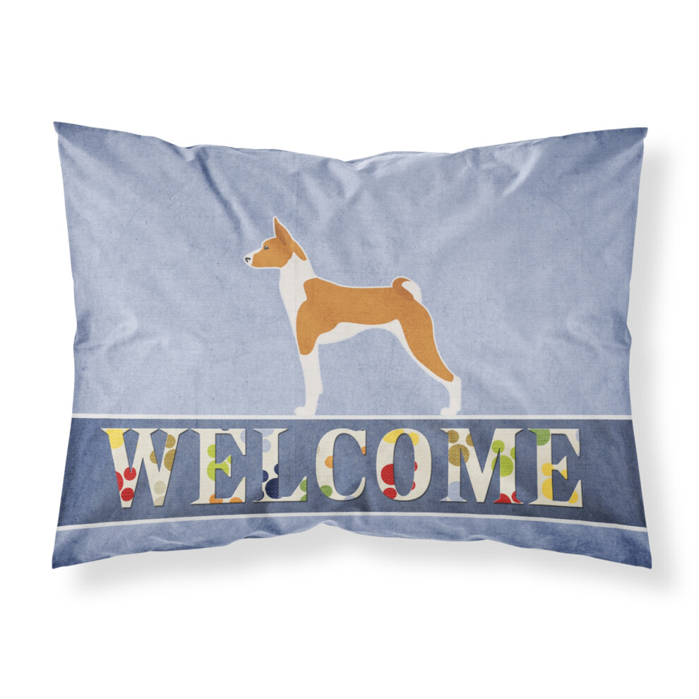 Taie D'oreiller Basenji Welcome Standard De Caroline's Treasures-image