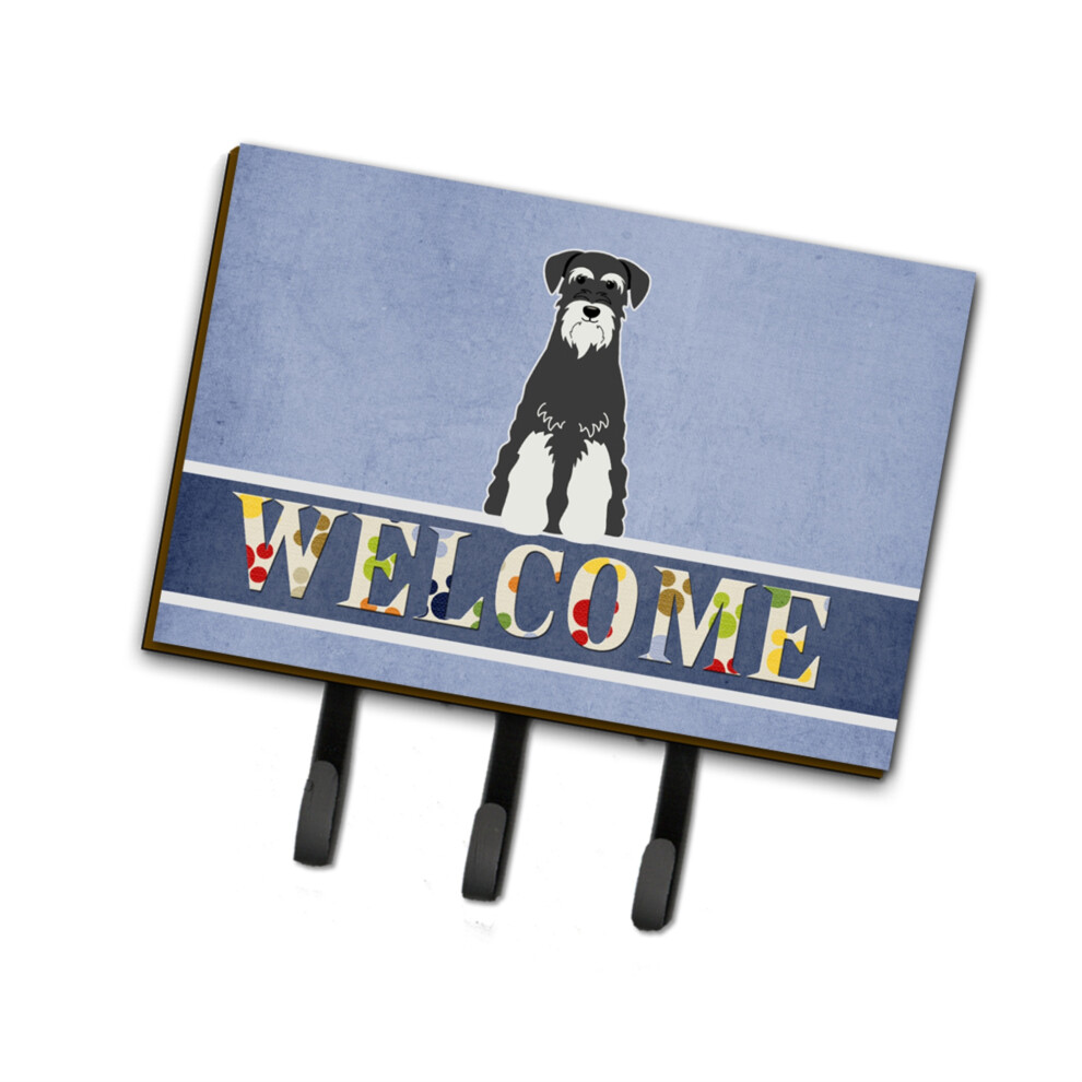 ""Caroline's Treasures Crochet Mural Triple Multicolore Pour Sel Et Poivre Schnauzer Standard""-image