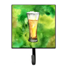 ""Caroline's Treasures Irish Beer Tall Leash or Key Holder hooks  Multicolor""
