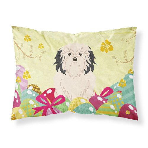 Easter Eggs Lowchen Fabric Standard Pillowcase