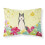 Easter Eggs West Siberian Laika Spitz Fabric Standard Pillowcase 1