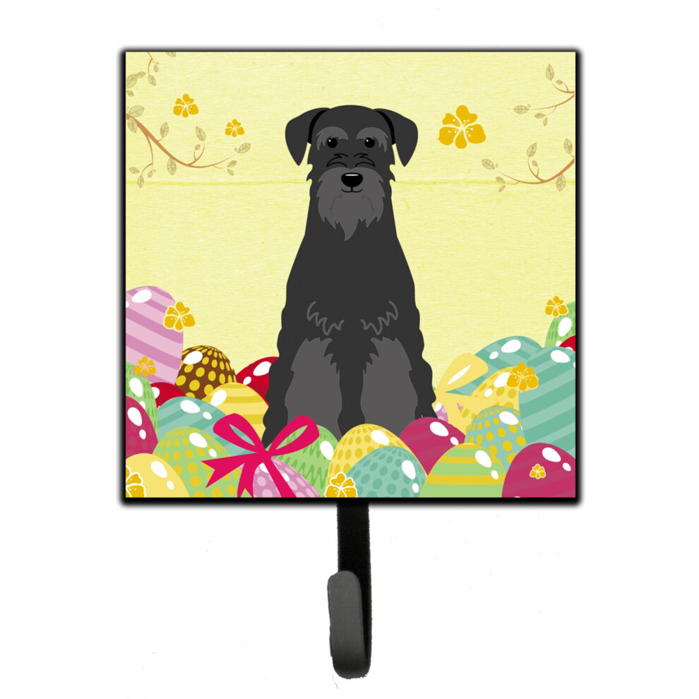 ""Caroline's Treasures Ostereier Standard Schnauzer Schwarz Wandhaken Klein Mehrfarbig""-image