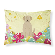 Federe Standard con Labrador Giallo e Uova di Pasqua