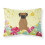 Easter Eggs Brindle Boxer Fabric Standard Pillowcase 1