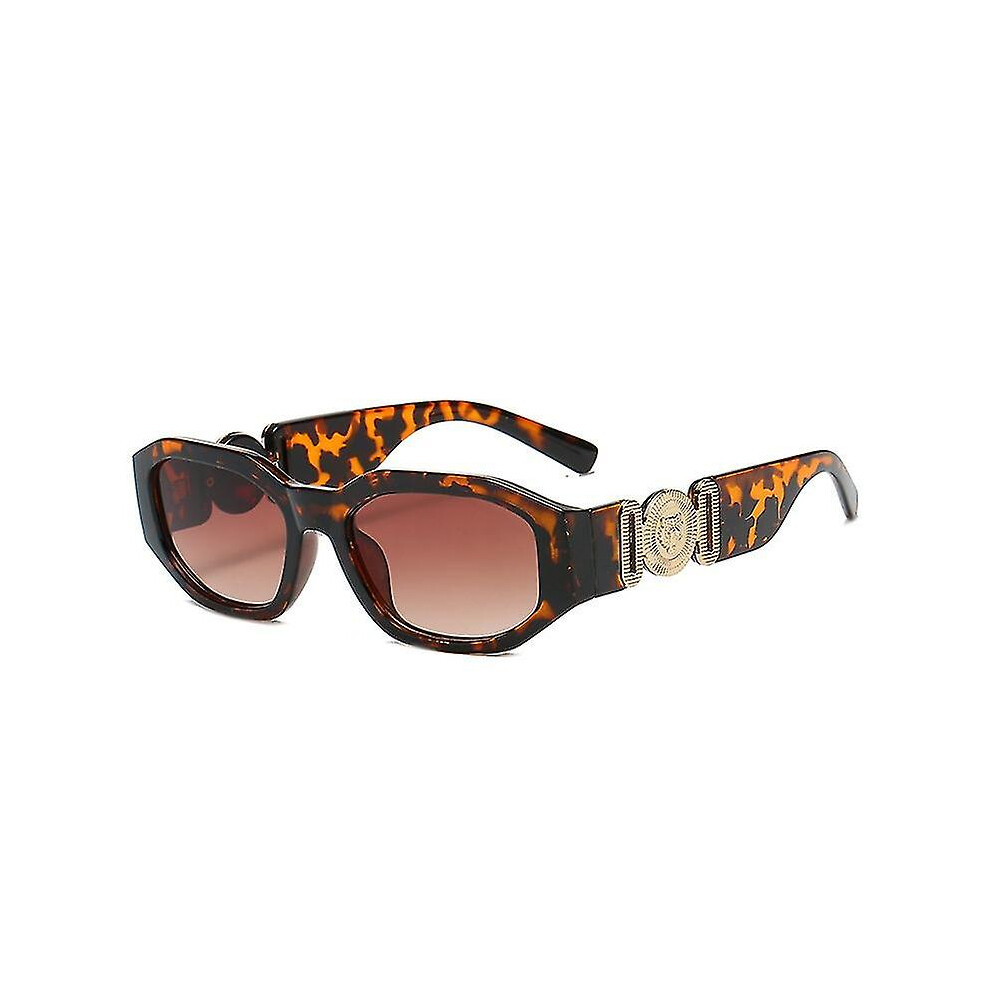 (leopard) Small Rectangle Sunglasses Men Women Square Sun Glasses Travel Shades Vintage Retro Uv400 Lunette Soleil Femme Gafas De Sol