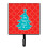 """" Caroline's Treasures Christmas Tree Red Teal Wall Hook Small Multicolor """" 1