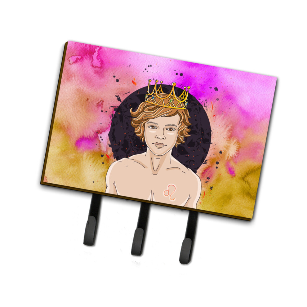 """"Caroline's Treasures Leo Zodiac Sign Wandhaak Drievoudig Veelkleurig""""-image