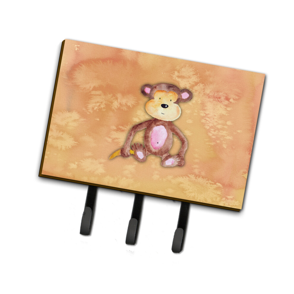 Caroline's Treasures Wandhaken Affe Aquarell , Dreifach Mehrfarbig-image