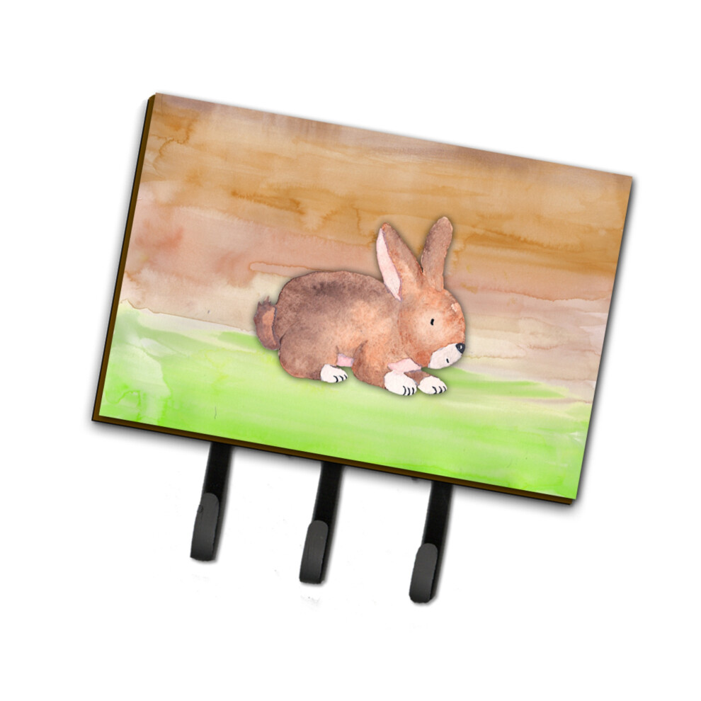 ""Caroline's Treasures Pat Re Murale Triple Multicolore En Forme De Lapin Aquarelle""-image