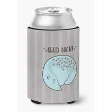 ""Caroline's Treasures BB7468CC Nursery Good Night Opossum Can or Bottle Hugger cold-beverage-koozies Multicolor""