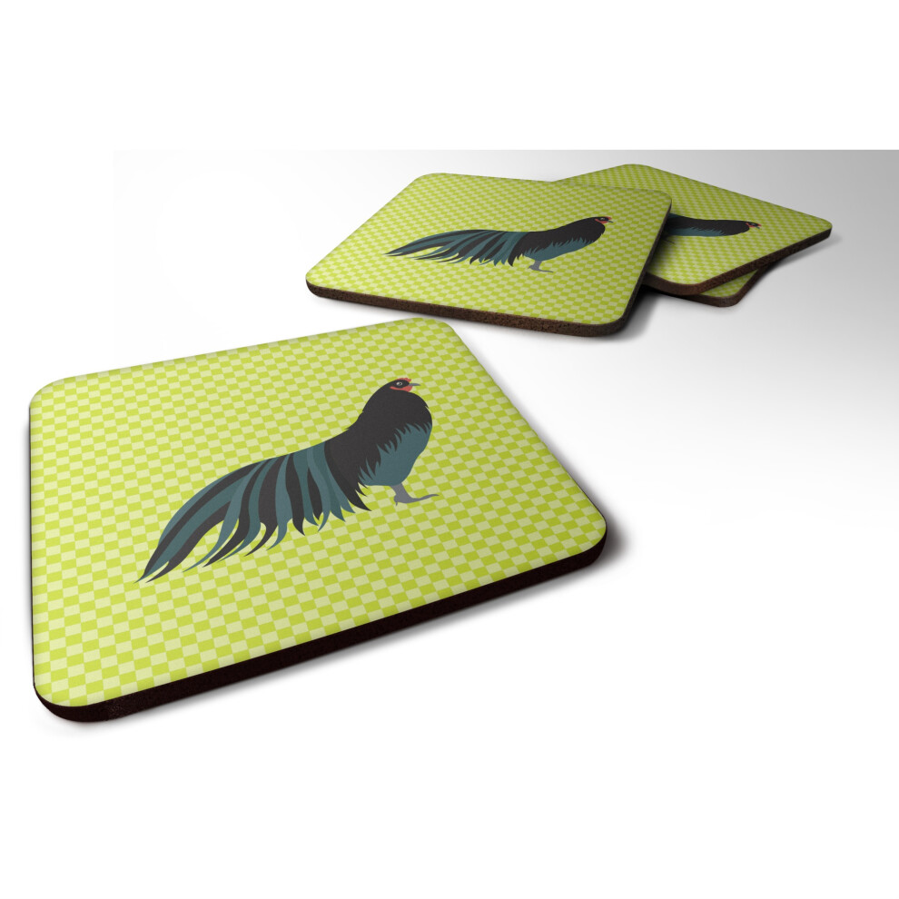 """"Caroline's Treasures Sumatra Chicken Green Dekorative Untersetzer 3,5"" Mehrfarbig""""-image