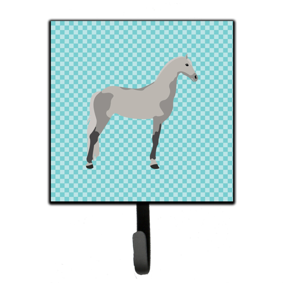 """"Caroline's Treasures Orlov Trotter Horse Blue Check Crochet Mural Petit Multicolore""""-image