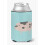 """" Comorile Carolinei Gloucester Old Spot Pig Blue Check Decorative Can Hugger Multicolor """" 1