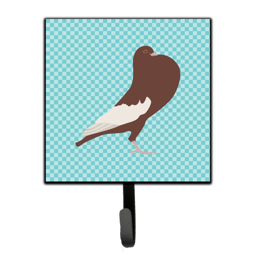 ""Caroline's Treasures Engelse Kropper Duif Blauw Geruit Wandhaak Klein Multicolor""-image