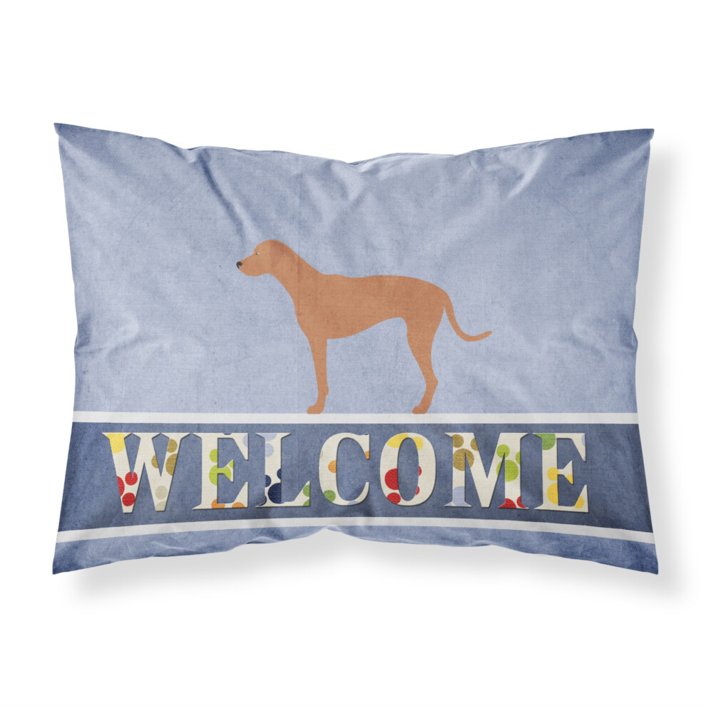 Caroline's Treasures Rhodesian Ridgeback Willkommen Kissenbezug Standard-image