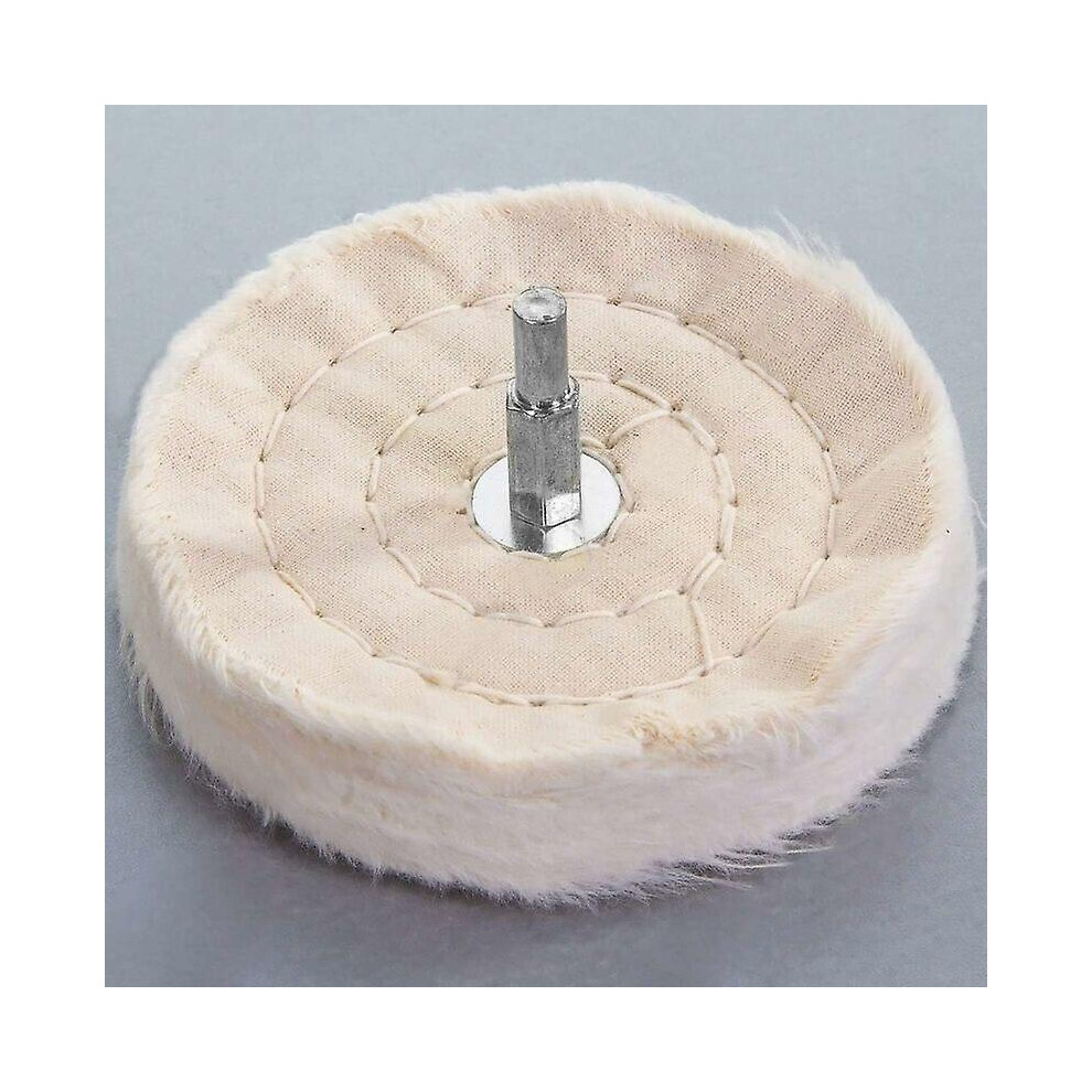 100mm Cloth Polishing Disc Metal Plastic Glass Drill Mop