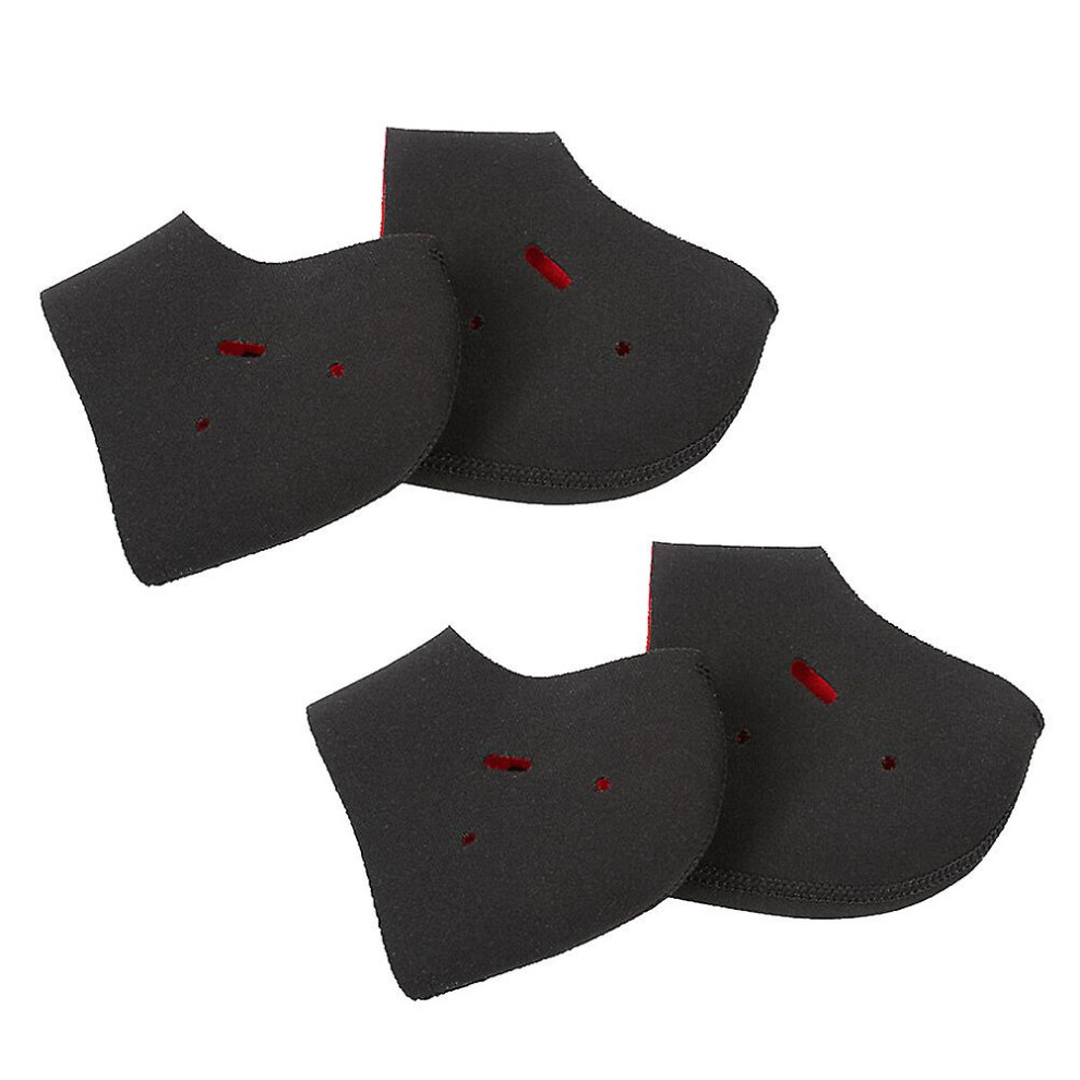 2 Pairs Silicone Heel Protector Anti Crack Socks Heel Cushion Socks Heel Protector Socks Cracked Heels Socks Heel Socks Cream