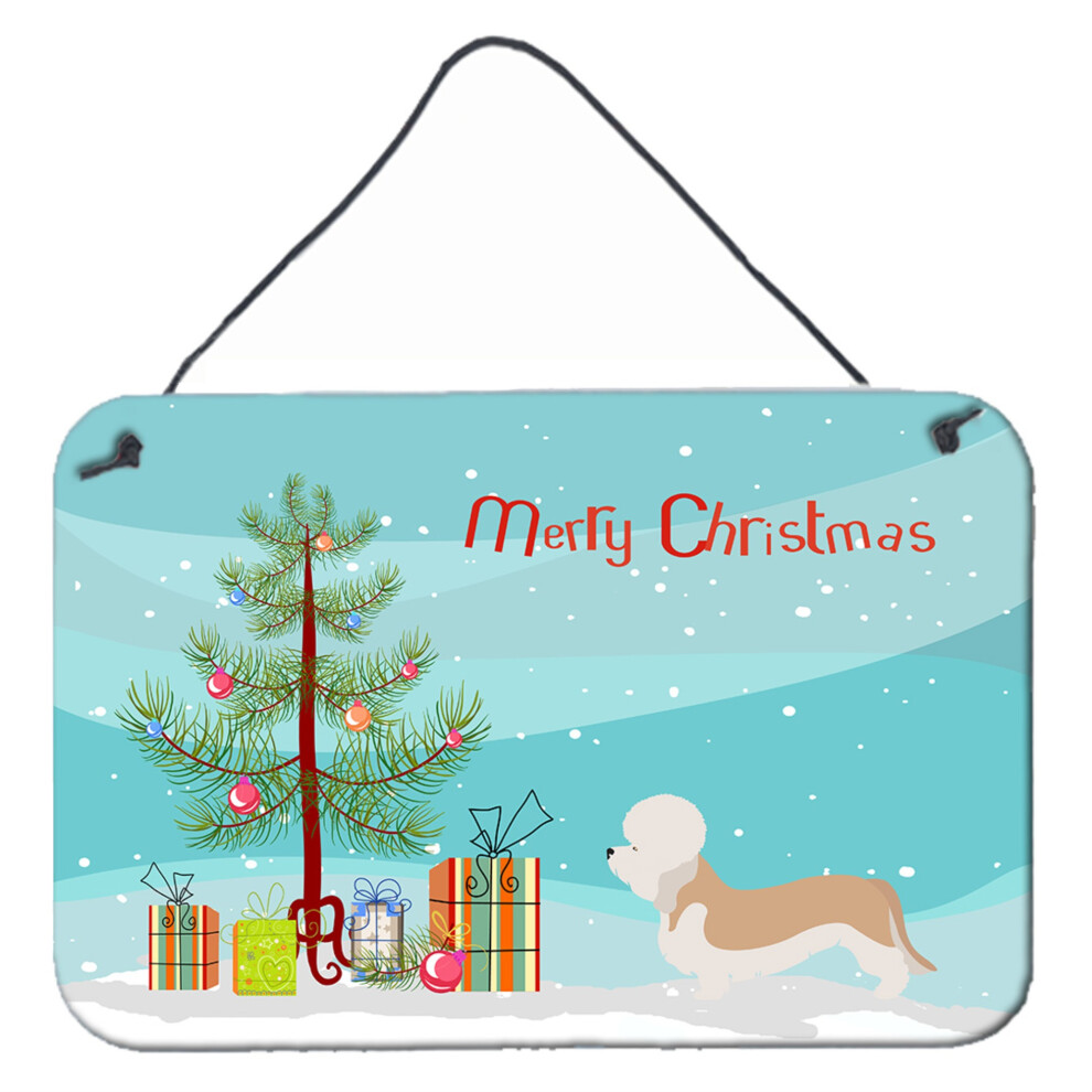 ""Caroline's Treasures Dandie Dinmont Terrier Weihnachts-Metalldruck, 8 X 12 Zoll, Mehrfarbig""-image