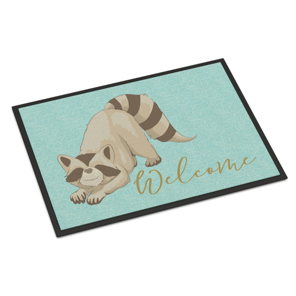 """"Zerbino Di Benvenuto Caroline's Treasures Raccoon 18"""""""" X 27"""""""" Multicolore""""-image