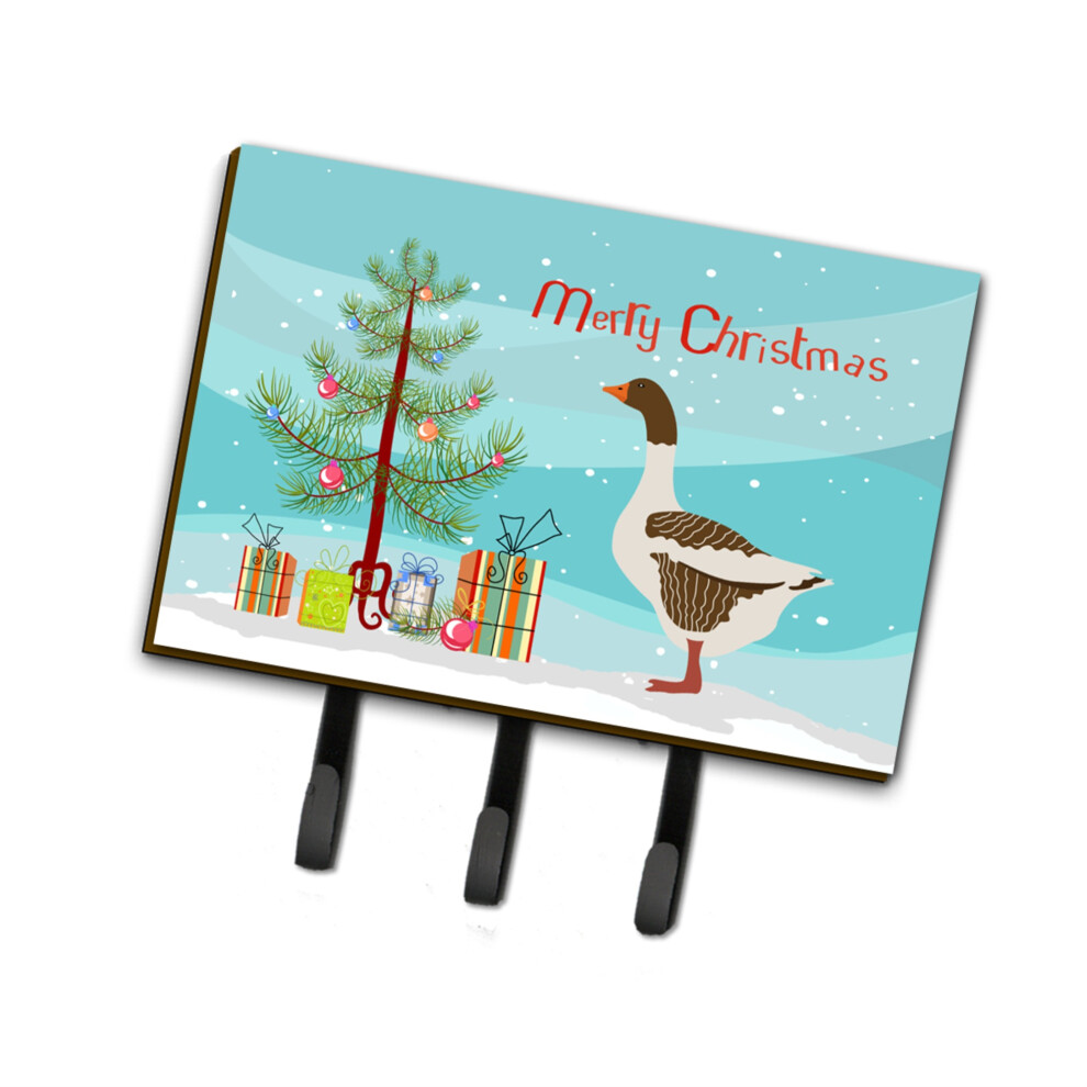 Caroline's Treasures Weihnachts-Wandhaken Pomeranian Rogener Goose In Dreifachausf Hrung-image