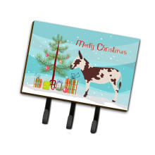 ""Caroline's Treasures American Spotted Donkey Christmas Wall Hook Triple Multicolor""