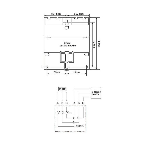 Phases 380v 415v Timer Programmable Switch With Backlight Qxuan 1