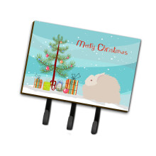 ""Caroline's Treasures Fluffy Angora Rabbit Christmas Wall Hook  Triple""