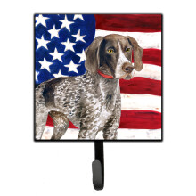 ""Caroline's Treasures German Shorthaired Pointer Patriotic Wall Hook  Small  Multicolor""