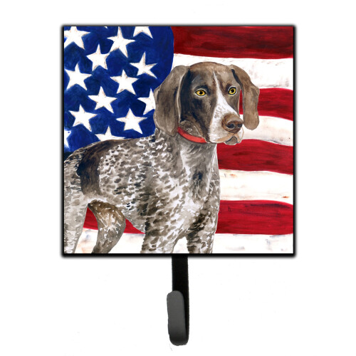 ""Caroline's Treasures German Shorthaired Pointer Patriotic Wall Hook  Small  Multicolor""