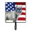 ""Caroline's Treasures Schnauzer Patriotic Wall Hook  Small  Multicolor"" 1